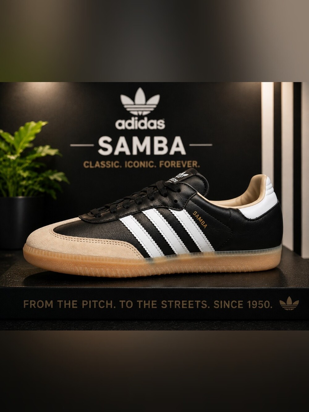 adidas Samba OG JS3832 Core Black / Cloud White / Gum – Men’s 10 / Women’s 11